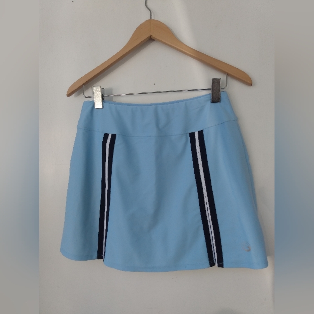 Foray Golf Athletic Skirt With Shorts Underneath Tennis Pickleball Light Blue